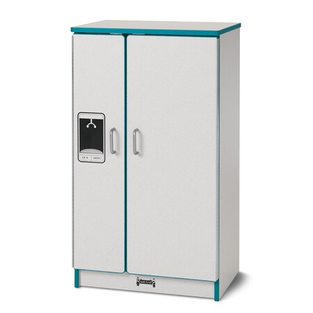 Jonti-Craft Rainbow Accents Culinary Creations Kitchen Refrigerator, Teal 2410JCWW005